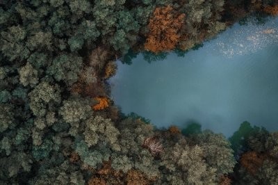 Recreational lake Het Blauwe Meer